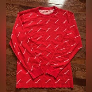 Supreme x hanes thermal